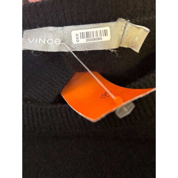 Vince Cashmere Sweater Black With Cutout Back M - Picture 5 of 5